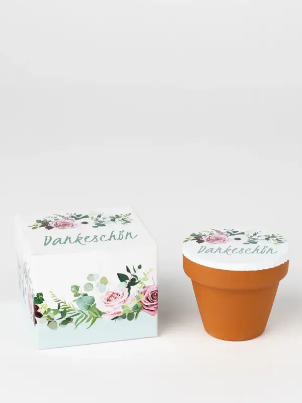 Blumentöpfchen - Dankeschön