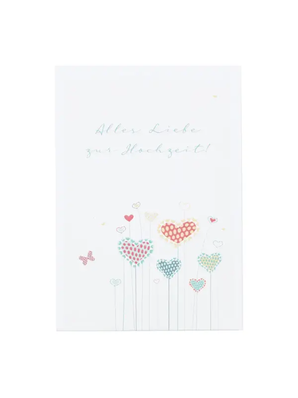 Postkarte mit Sonnenblumensamen - Glückwünsche