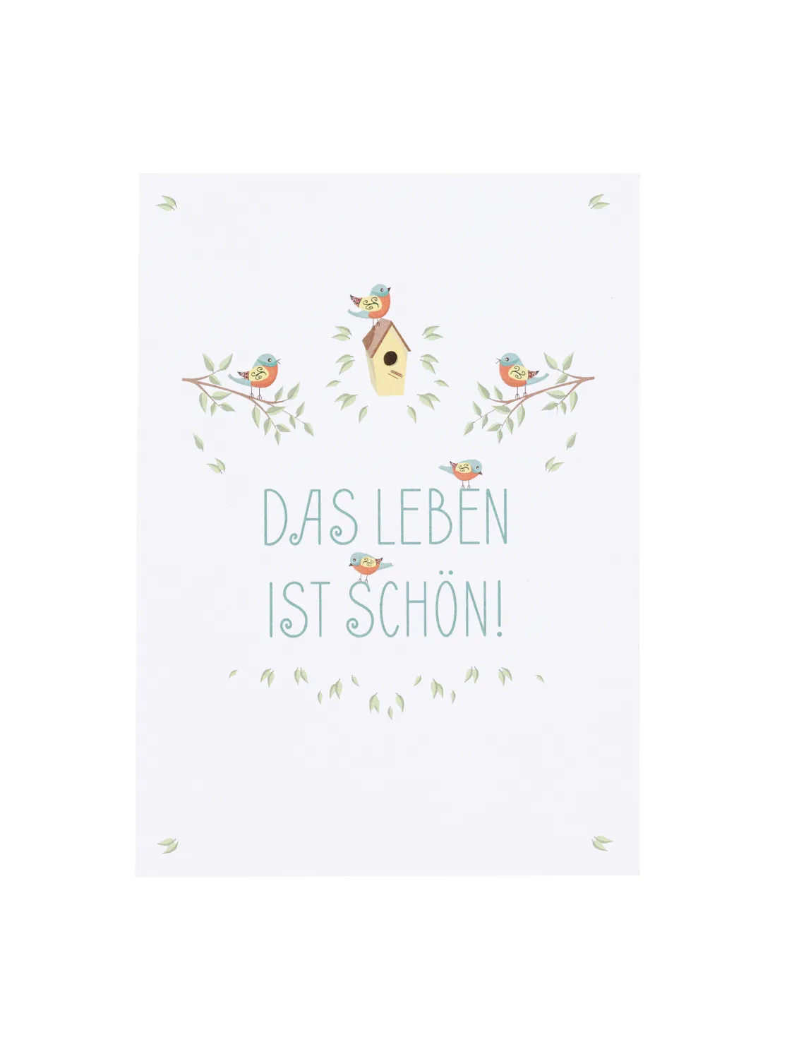 Notizblock A6 - Das Leben ist schön