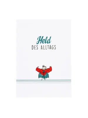Notizblock A6 - Held des Alltags