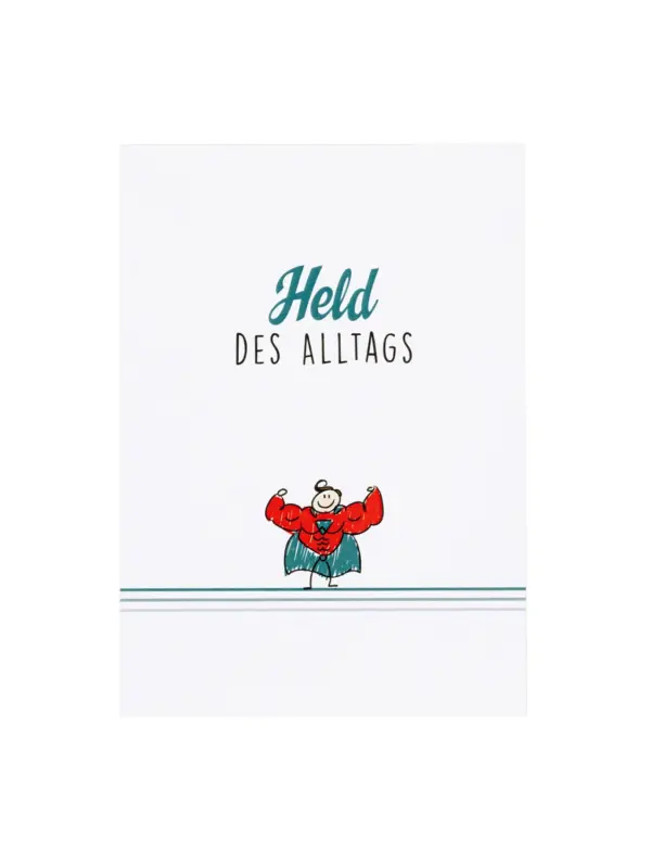 Notizblock A6 - Held des Alltags