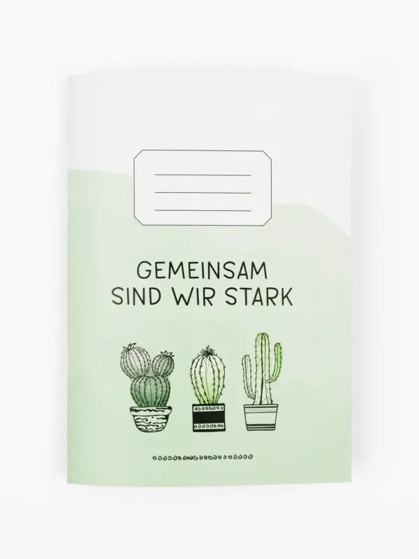 Notizheft A5 - Gemeinsam sind wir stark