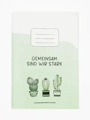 Notizheft A4 - Gemeinsam sind wir stark
