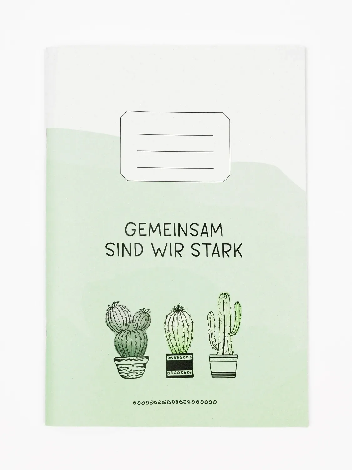 Notizheft A4 - Gemeinsam sind wir stark