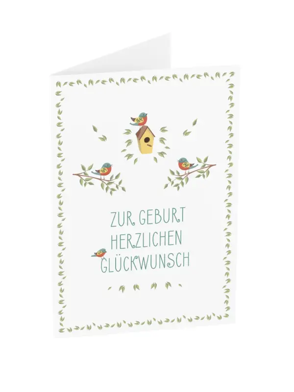 Billett - Zur Geburt Herzlichen Glückwunsch