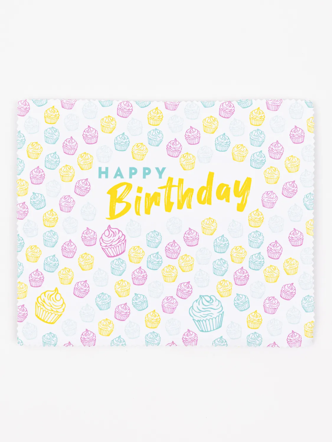 Brillenputztuch - Happy Birthday