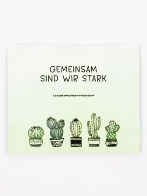 Brillenputztuch - Gemeinsam sind wir stark