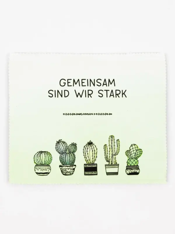 Brillenputztuch - Gemeinsam sind wir stark