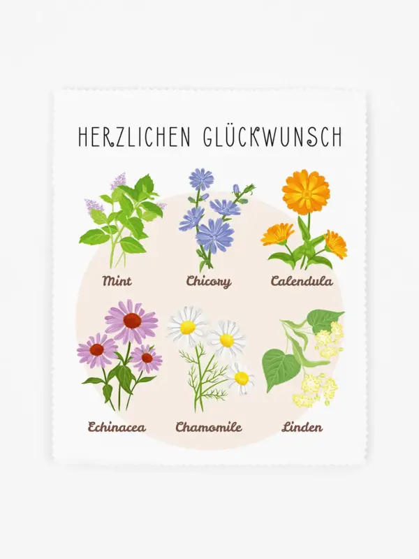 Brillenputztuch - Herzlichen Glückwunsch