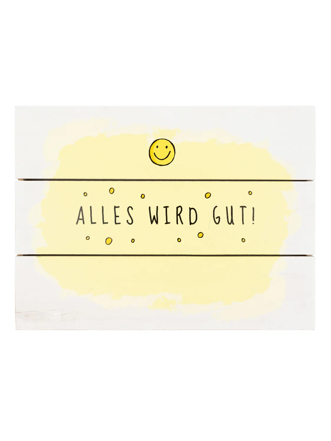 Holzbild - Alles wird Gut