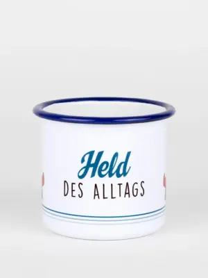 Emailletasse - Held des Alltags