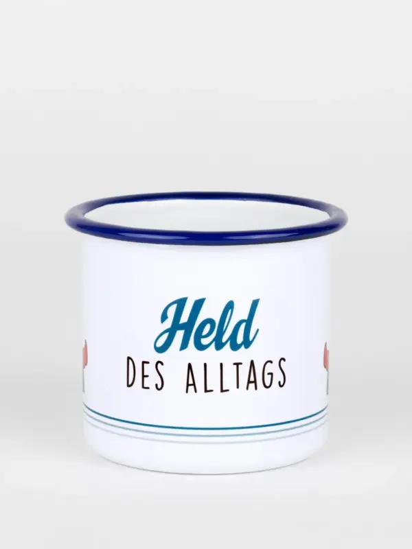 Emailletasse - Held des Alltags