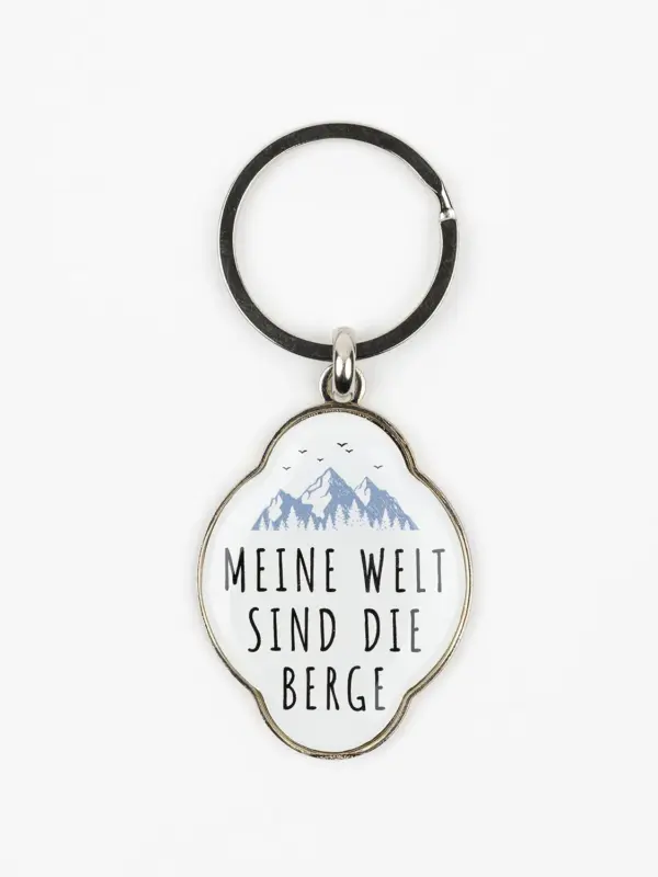 Schlüsselanhänger - Meine Welt sind die Berge