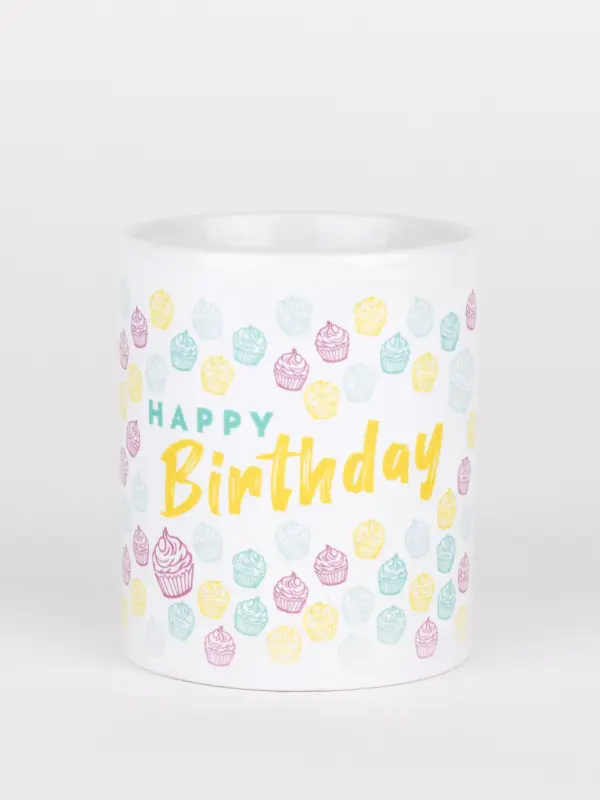 Keramiktasse - Happy Birthday