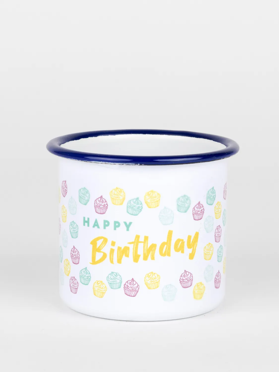 Emailletasse - Happy Birthday