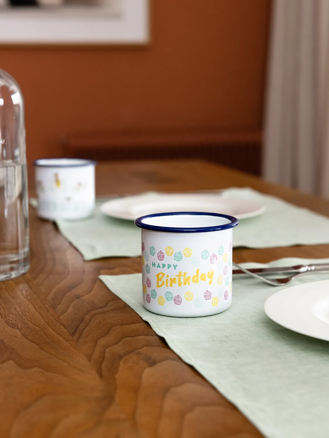 Emailletasse - Happy Birthday 233 Emailletasse - Happy Birthday – Bild 3