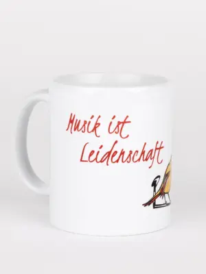 Keramiktasse - Musik ist Leidenschaft