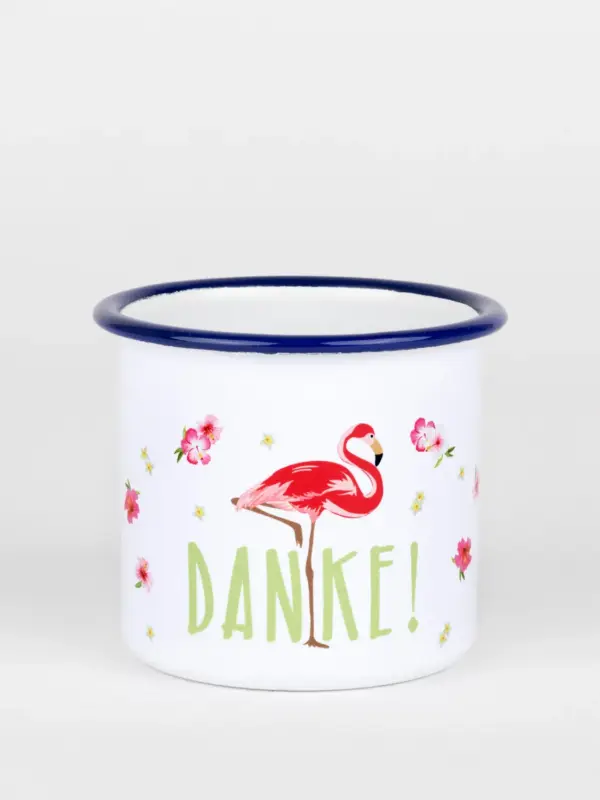 Emailletasse - Danke