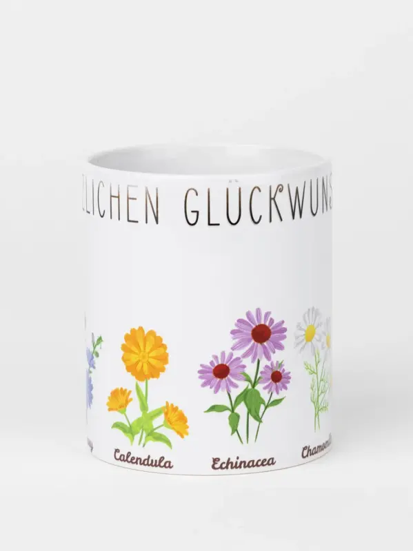 Keramiktasse - Herzlichen Glückwunsch