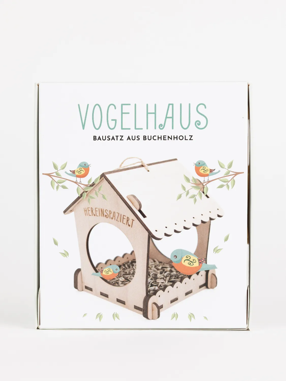 Vogelhaus Bausatz aus Buchenholz 243 Vogelhaus Bausatz aus Buchenholz – Bild 4