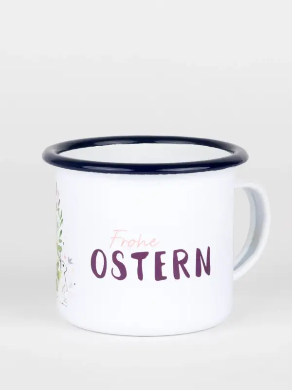 Emailletasse - Frohe Ostern