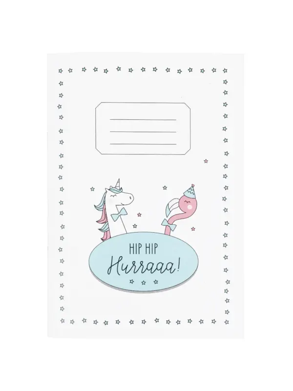 Notizheft A5 - Hip Hip Hurraaa