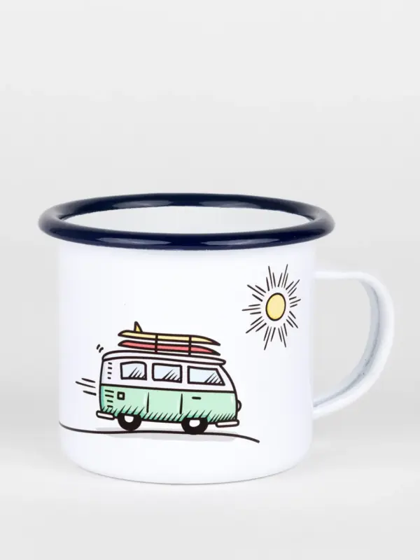 Emailletasse - Das Abenteuer ruft