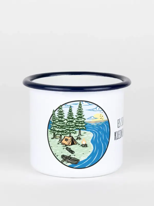 Emailletasse - Es sind die kleinen Dinge