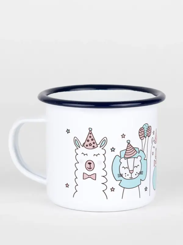 Emailletasse - Hip Hip Hurraaa