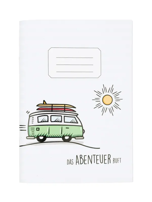 Notizheft A4 - Das Abenteuer ruft