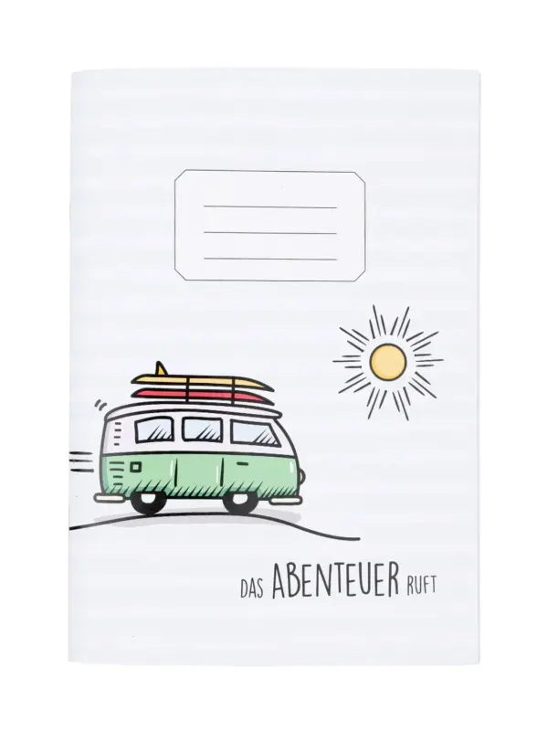 Notizheft A5 - Das Abenteuer ruft