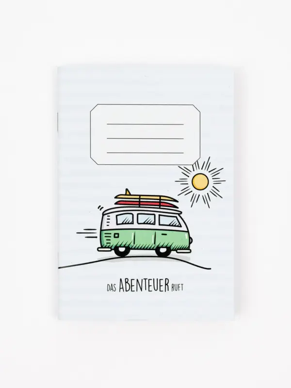 Notizheft A6 - Das Abenteuer ruft