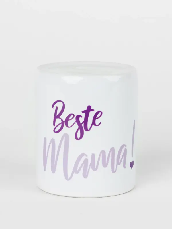 Spardose aus Keramik - Beste Mama