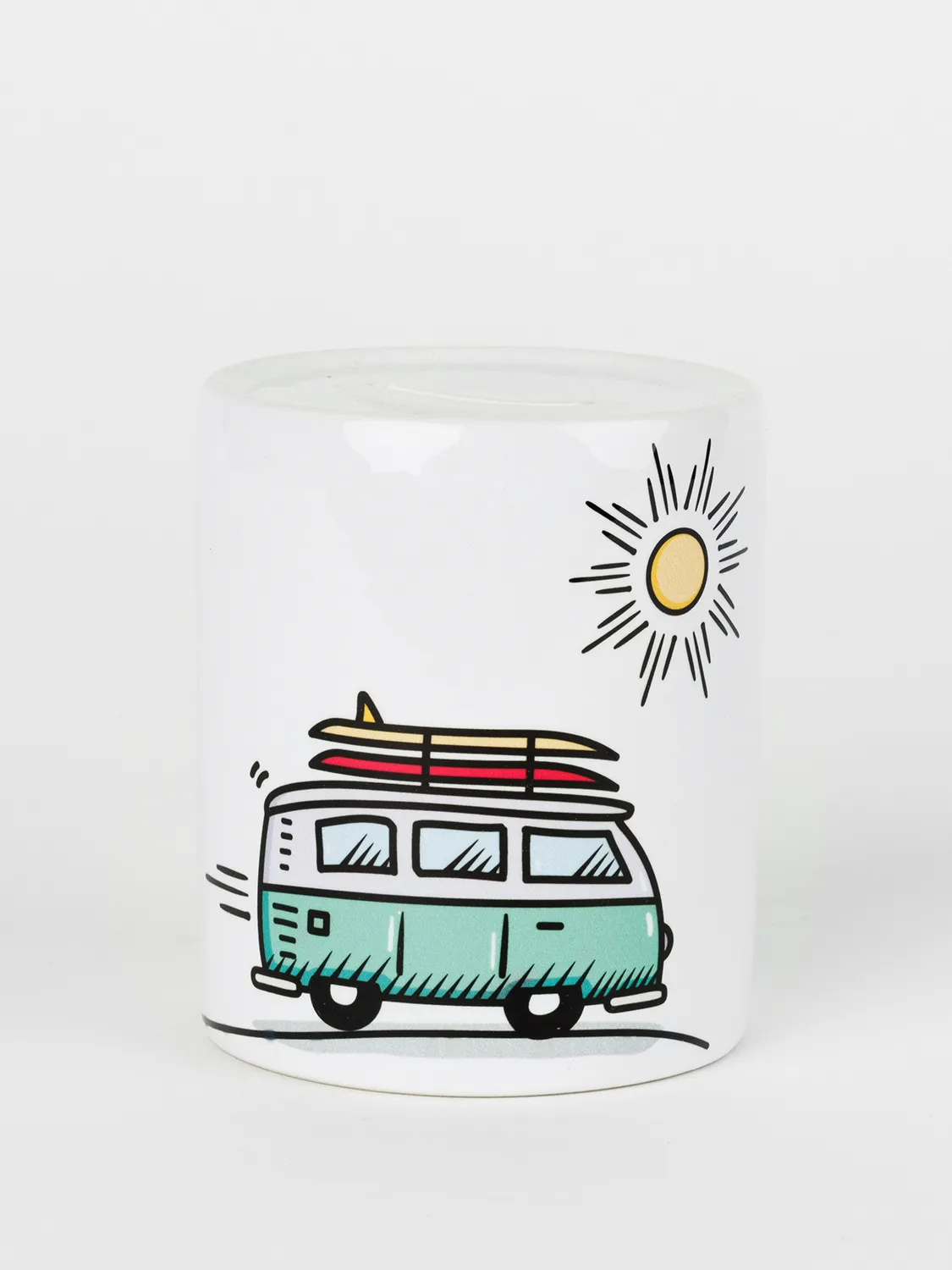 Spardose aus Keramik - Das Abenteuer ruft