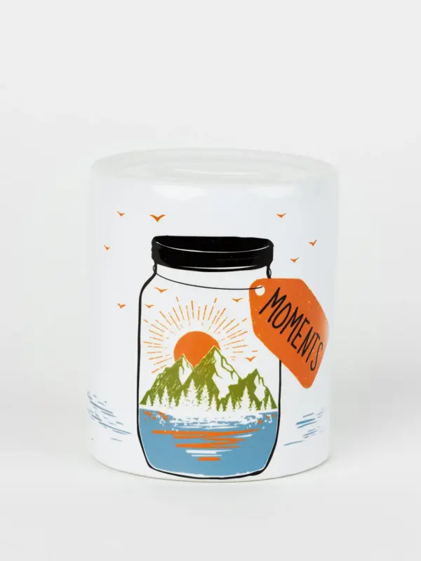 Spardose aus Keramik - Moments