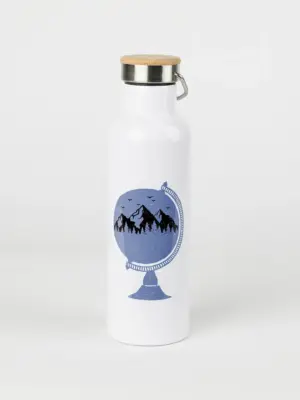 Thermoflasche - Meine Welt sind die Berge