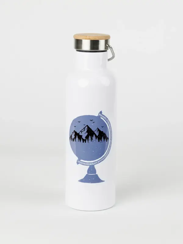 Thermoflasche - Meine Welt sind die Berge