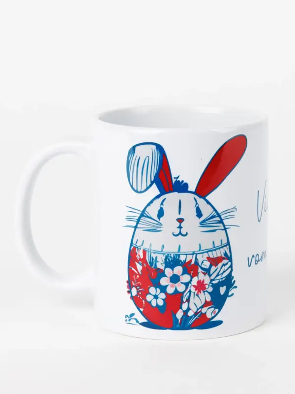 Keramiktasse - Viele Grüße vom Osterhasi