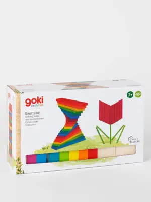 Bausteine aus Holz – Farbenreich