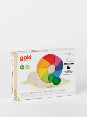 Bausteine aus Holz – Kecke Schnirkelschnecke Pauline