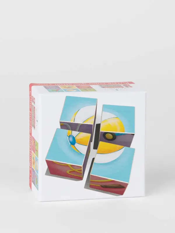 Würfelpuzzle aus Holz – Spielgeräte