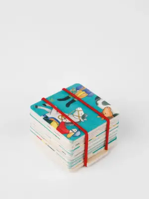 Pocketpuzzle aus Holz - Pferde