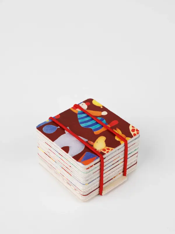 Pocketpuzzle aus Holz - Zirkus