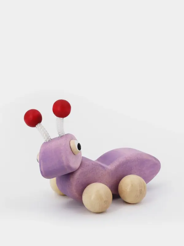 Holzspielzeug - Rolltier Ameise