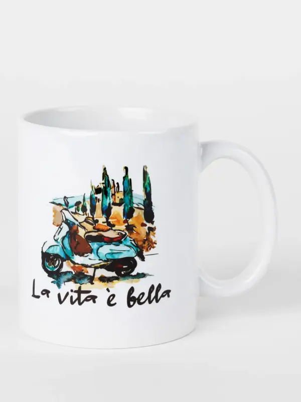 Keramiktasse - La vita è bella