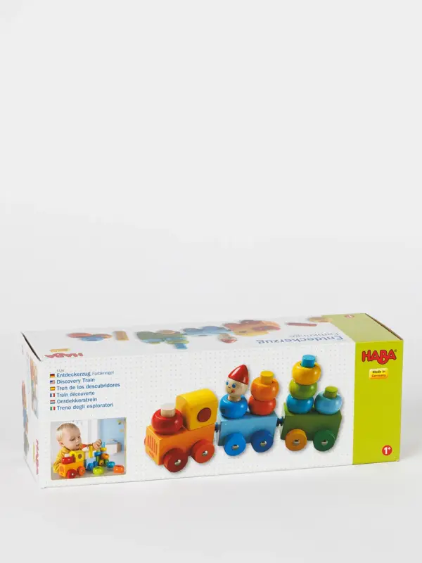 Steckspiel - Entdeckerzug Farbkringel