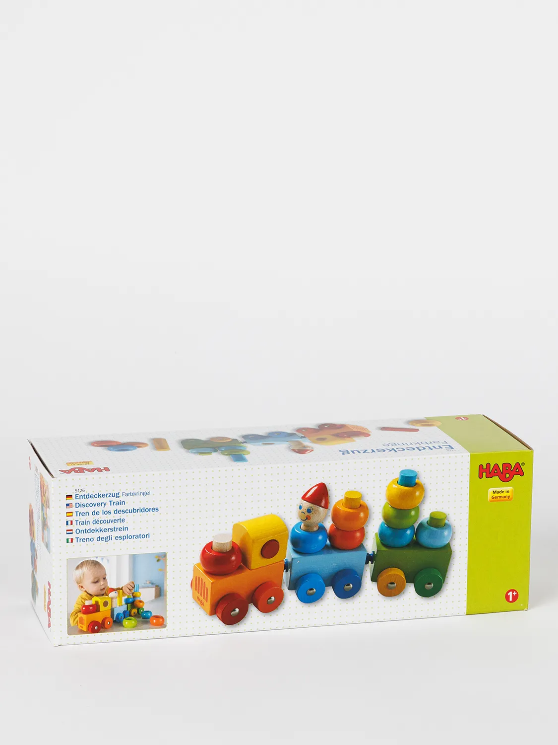 Steckspiel - Entdeckerzug Farbkringel