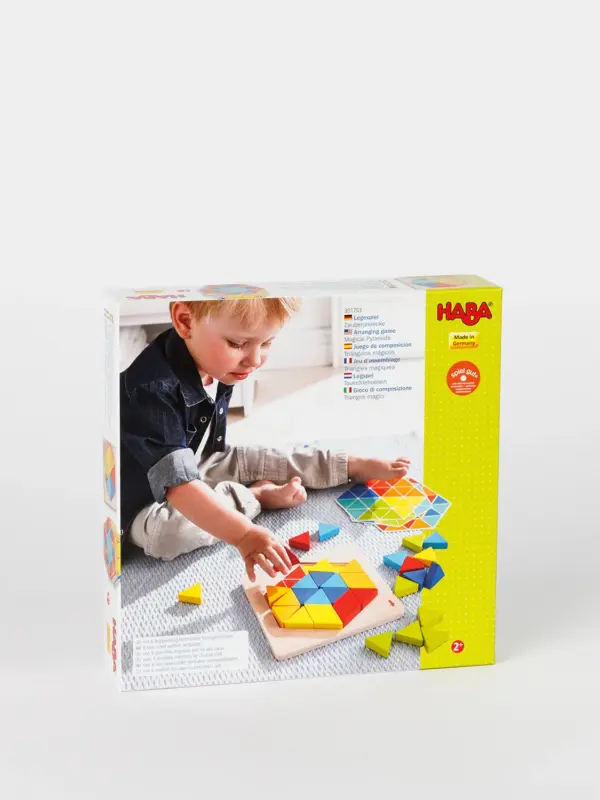 Legespiel aus Holz – Zauberdreiecke