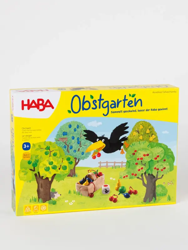 Farbwürfelspiel - Obstgarten
