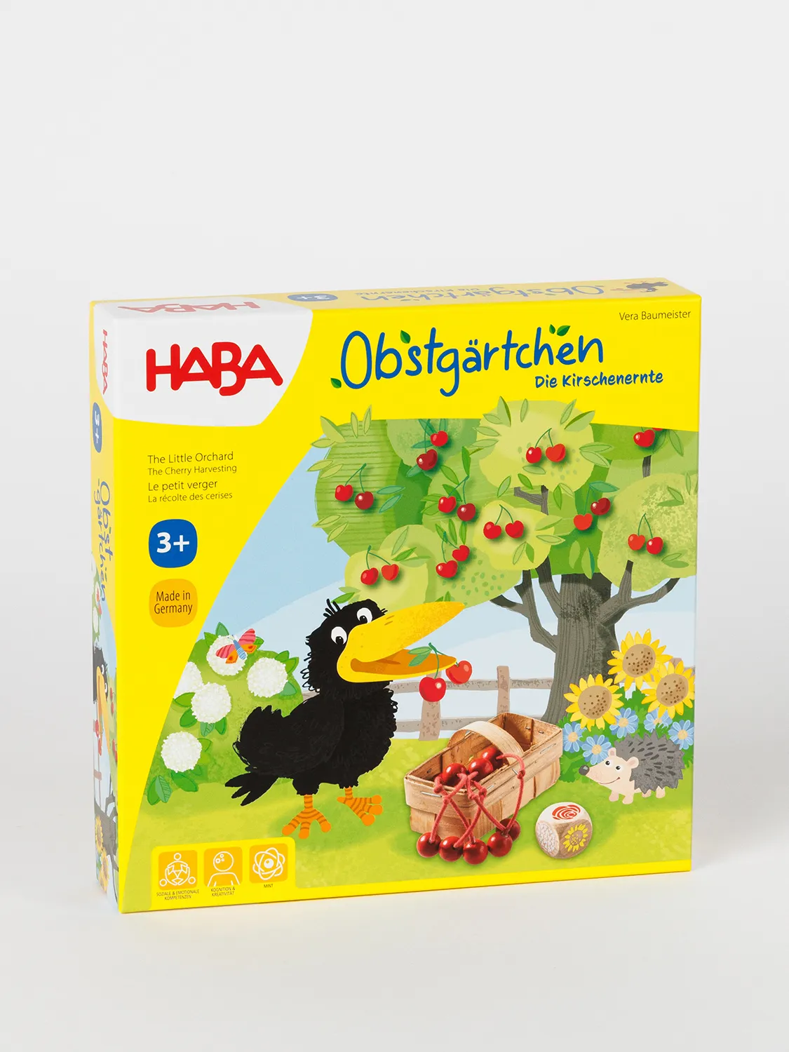 Memo- und Farbwürfelspiel - Obstgärtchen